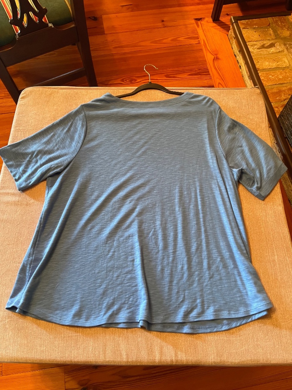 J Jill Pima Slub Elbow Sleeve Tee - Size 2x - Picture 5 of 10